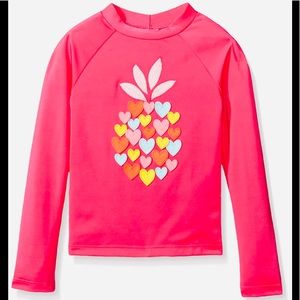 GYMBOREE PINEAPPLE SWIM RASH GUARD SWIM WEAR